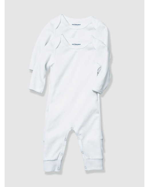 Lot de 2 bodies Bébé à manches et jambes longues
