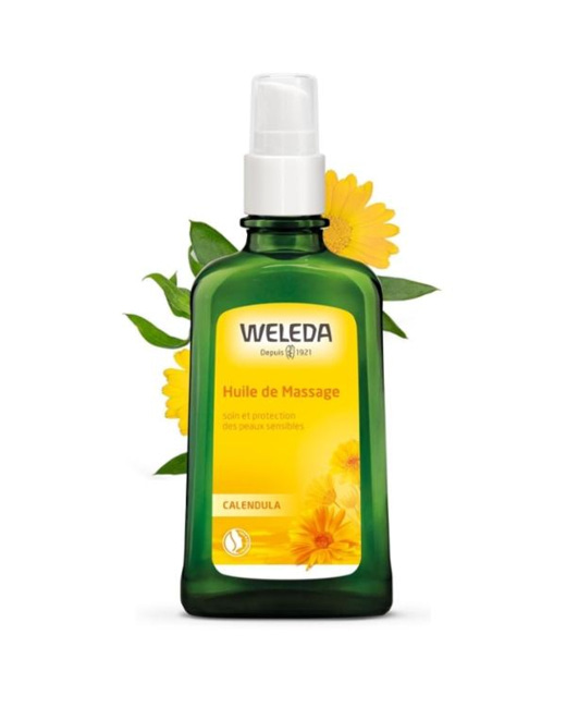 Huile de massage au calendula