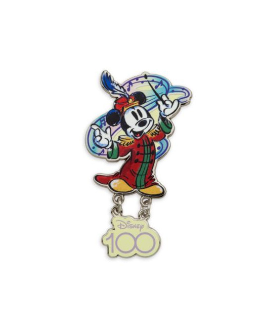 Pin's Mickey exclusif en édition limitée avec breloque 100 Special Moments