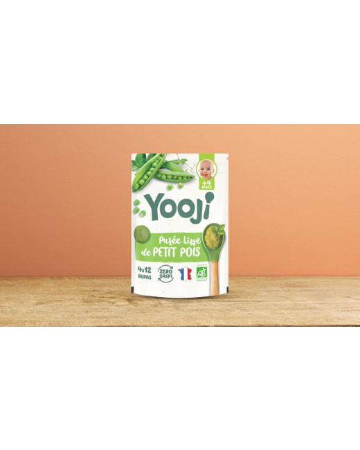 Purée lisse de Petit Pois bio