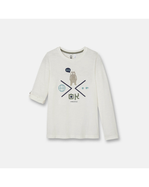T-shirt original blanc garçon