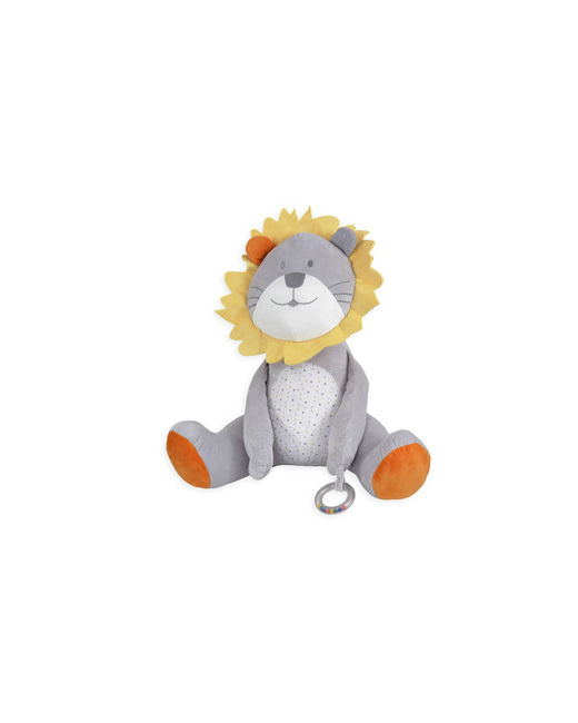 Léo et Gaufrette peluche lion