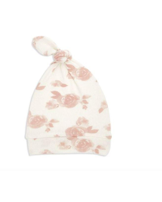 Bonnet de naissance en maille 