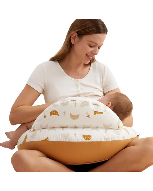 Coussin d’allaitement grande taille avec bord de sécurité