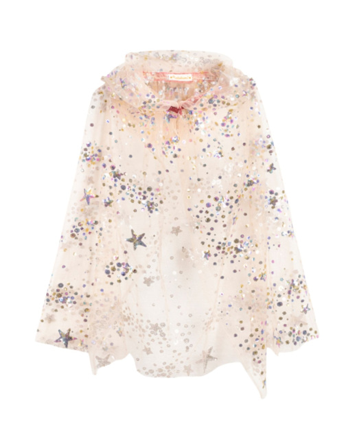 Cape de fée brodée multicolore