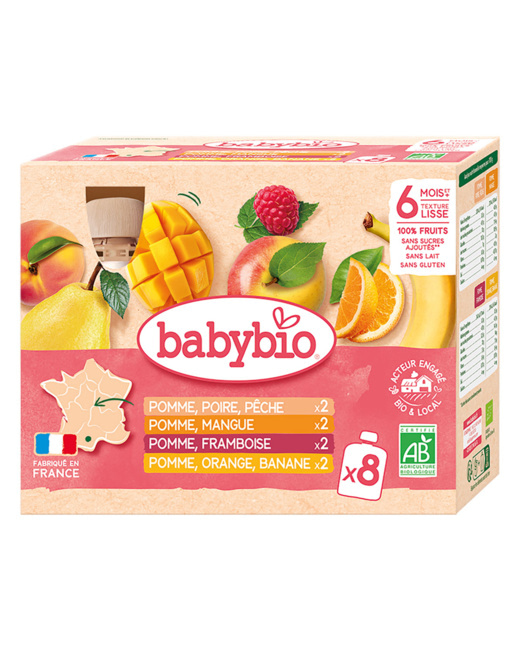 Gourdes multipack fruits