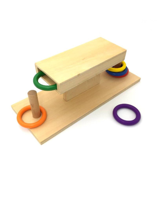 Boite avec cercles à pousser