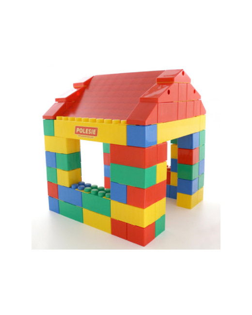 Maison de jeu en briques XXL, 134 pièces