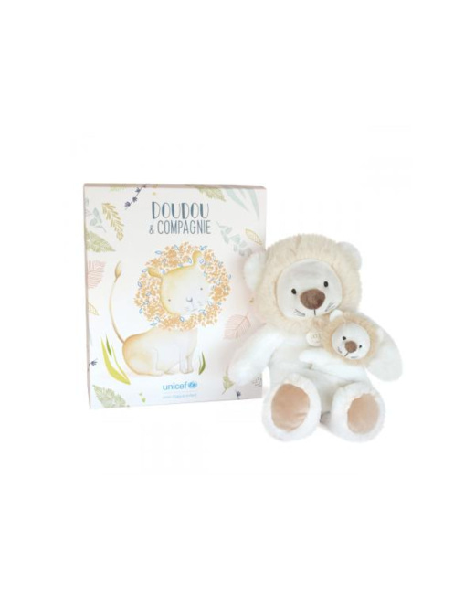 Doudou lion - Unicef bebe & moi - taille 25 cm