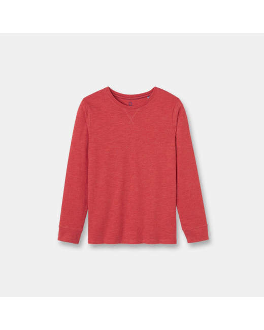T-shirt manches longues rouge garçon