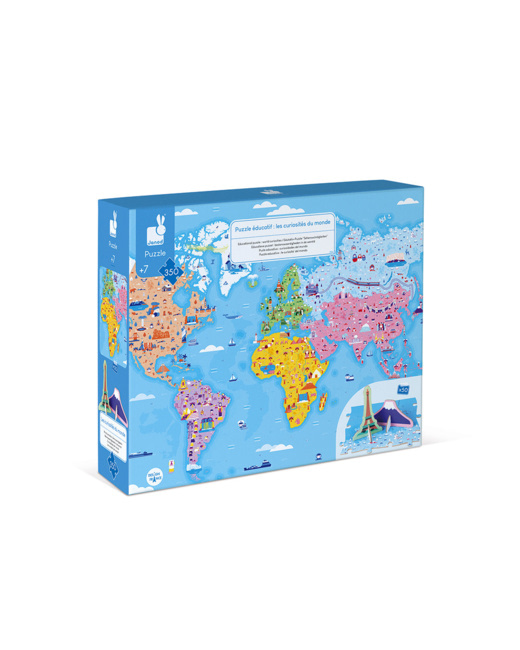 Puzzle éducatif Curiosités du Monde 350 pcs