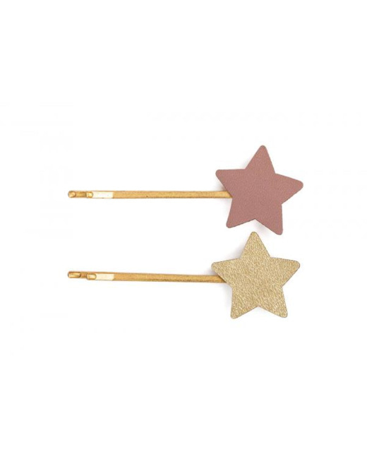 Barrettes matte star bobby