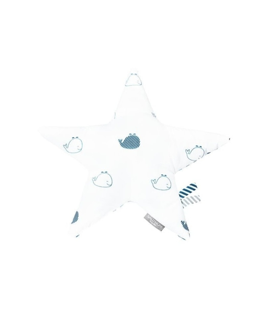 Coussin étoile Blue Baleine