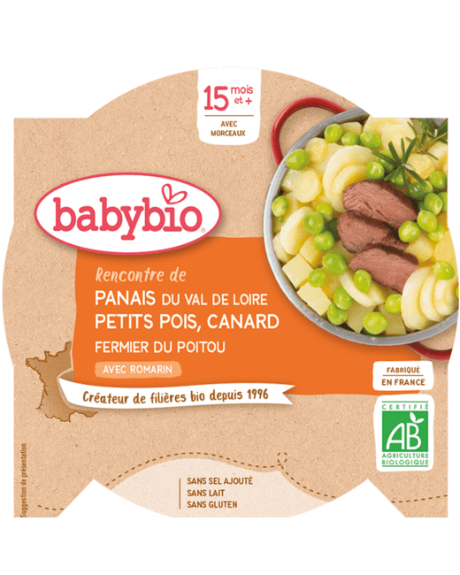 Rencontre de Panais du Val de Loire Petits pois Canard fermier du Poitou au Romarin