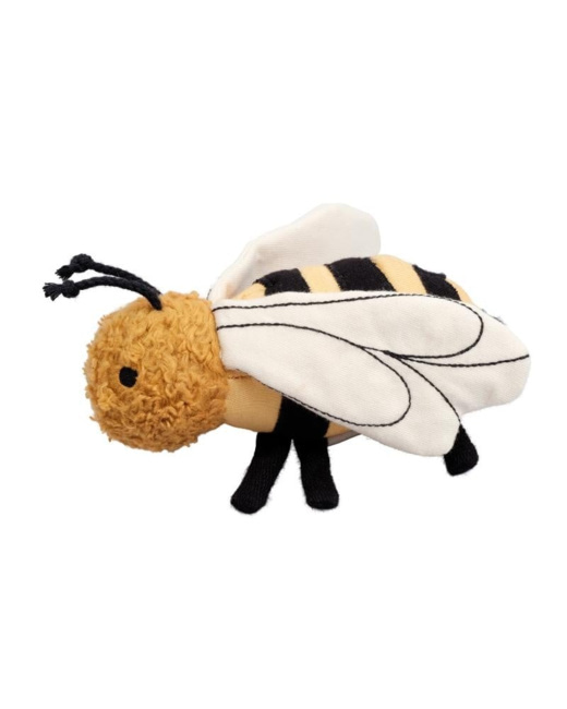 Hochet abeille en coton bio