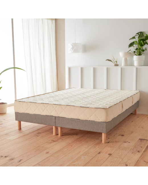 Matelas latex ferme coton bio 3 zones de confort