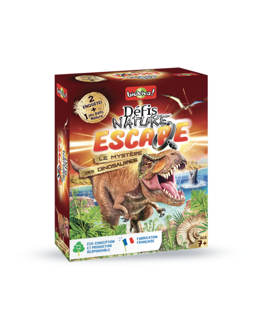 Jeu éducatif Défis Nature Escape - Le mystère des dinosaures
