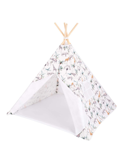 Tipi tente enfant avec tapis, SAFARI