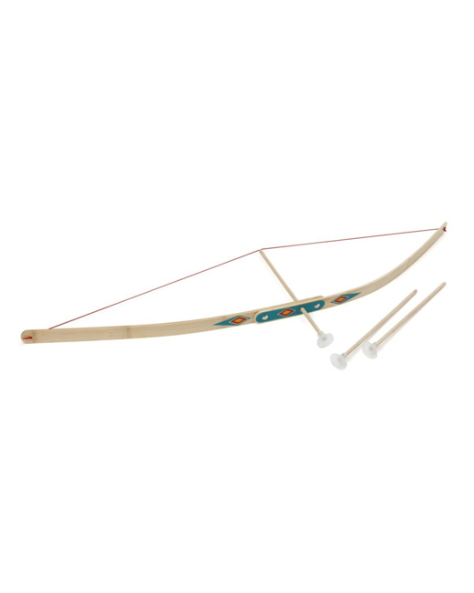 Arc en bois et 3 flèches