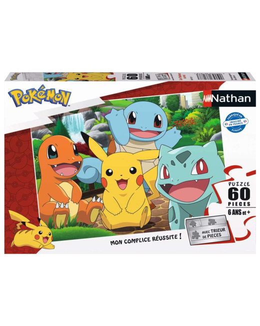 Puzzle Les Pokémon au parc - de 6 ans