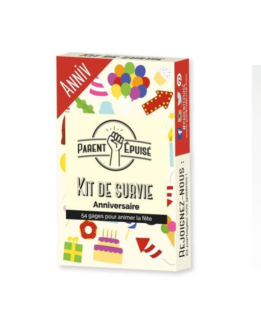 Parent Épuisé - Kit de survie Anniversaire