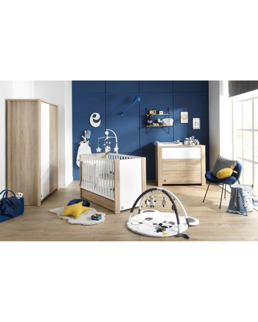 Chambre Trio Antonin Lit bébé + Commode + Armoire