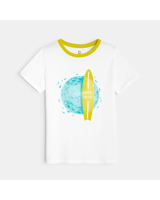 T-shirt avec effet hologramme bleu garçon