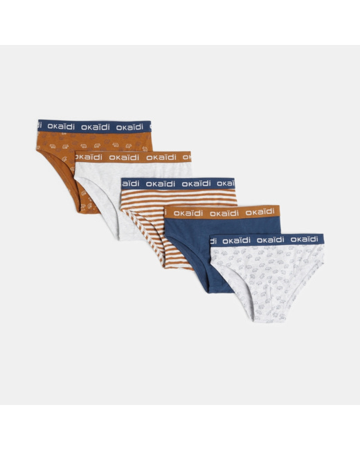 Slips en jersey (lot de 5) garçon