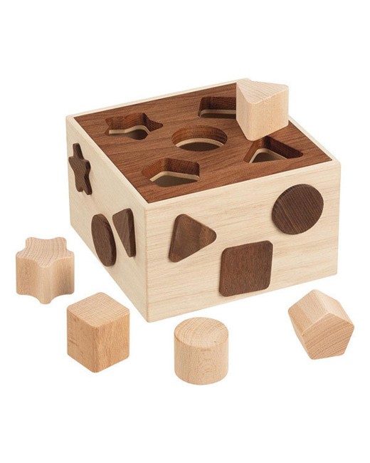 Boite à formes en bois