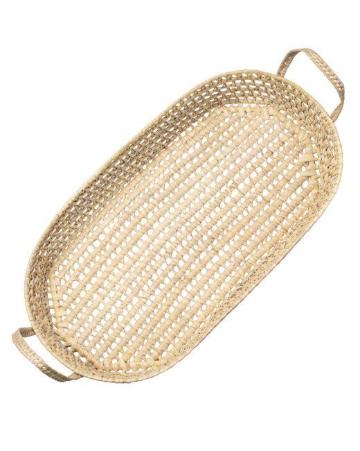 Panier à langer en fibres naturelles