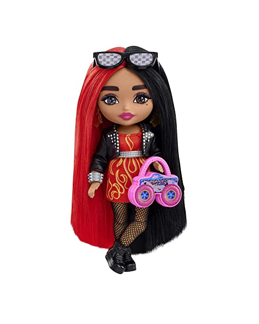 Barbie Extra Minis - Cheveux rouges et noirs