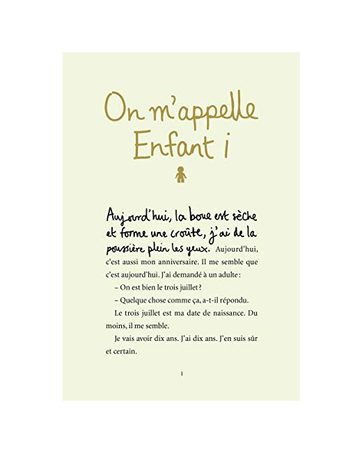 Livre On M'Appelle Enfant I