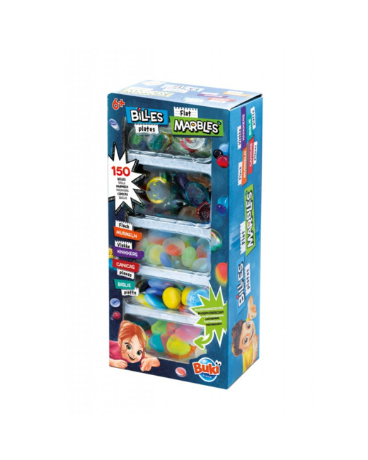 Coffret billes plates
