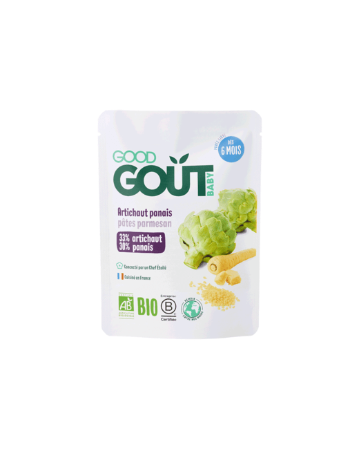 Petit plat Bio Artichauts Panais Pâtes Parmesan
