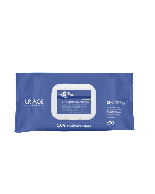 Lingettes d'eau nettoyante