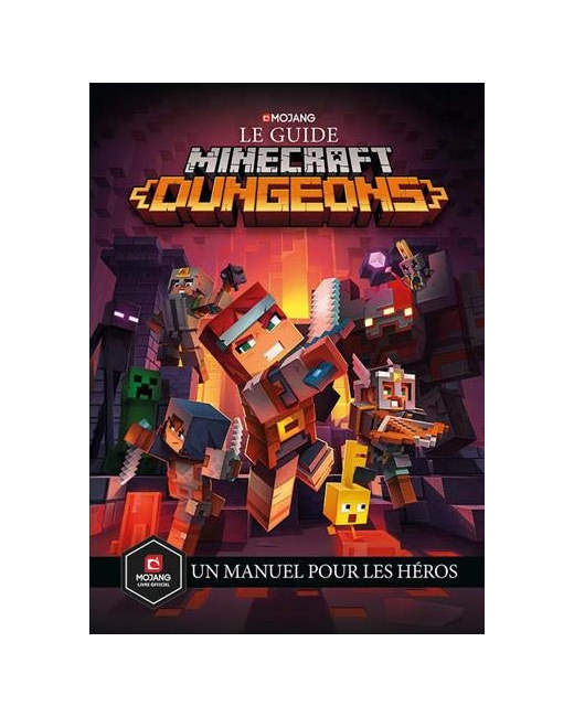 Livre Minecraft, Le Guide Officiel Dungeons