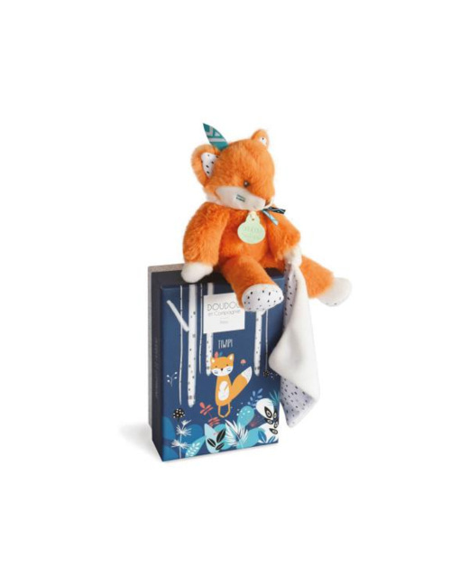 Doudou Tiwipi renard - taille 21 cm