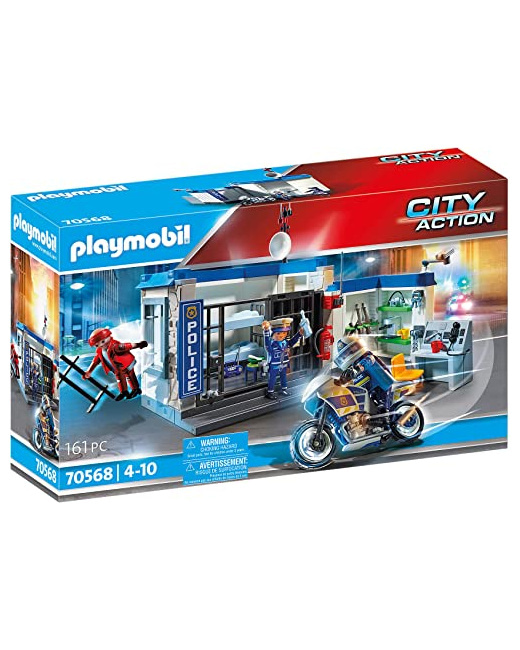 Playmobil City Action - Poste de police et cambrioleur