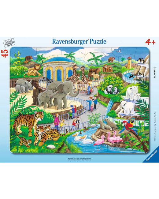Puzzle Visite au zoo - de 4 ans