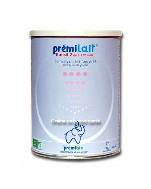 Lait Prémilait Transit 2ème âge bio
