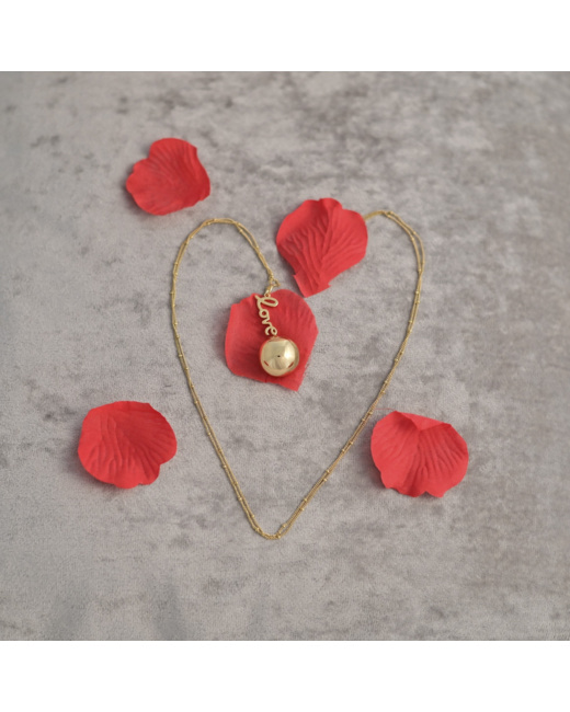 Bijou de grossesse Bola avec chaîne - Love