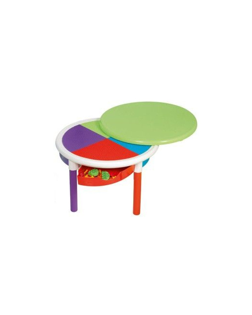 Table de construction arc en ciel