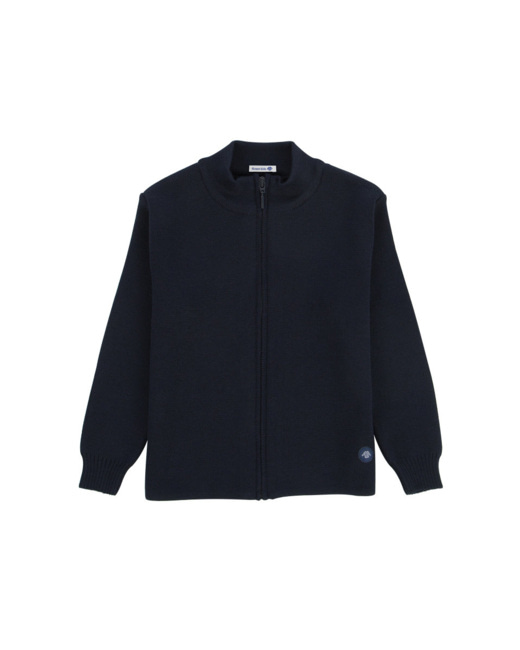 Cardigan zippé "Plouescat" Kids - laine - Navire