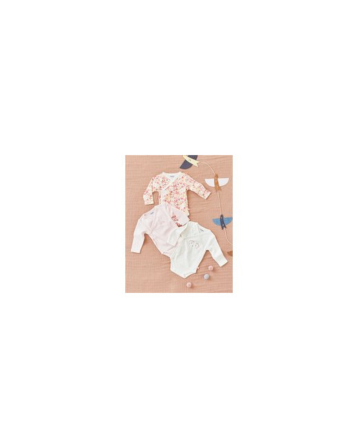 Set de 3 bodies en coton bio