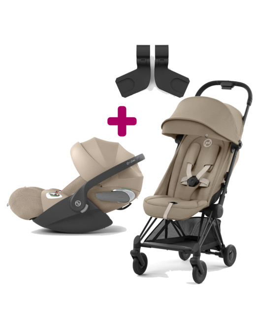 Poussette Duo Coya + Siège Cozy + coque Cloud T i-size Cozy 