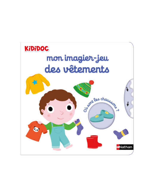 Livre Mon imagier Jeu des vêtements - Kididoc