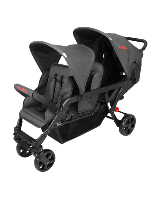 Poussette 3 Places Familidoo H3E + Ergondrive