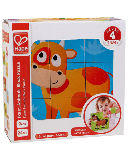 Puzzle cubes Animaux de la ferme