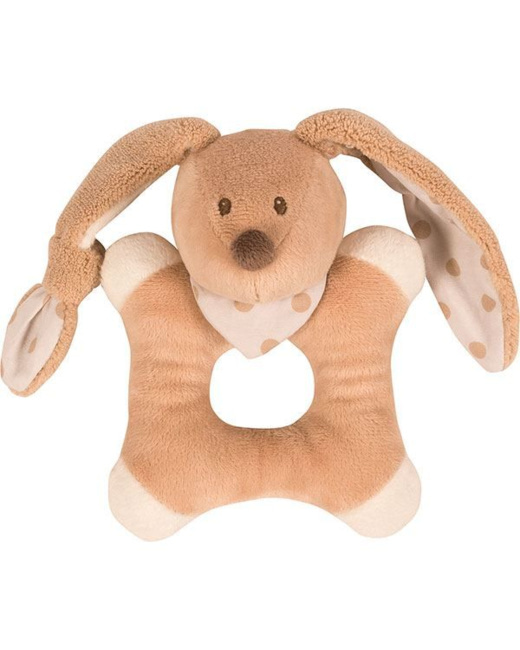 Hochet anneau lapin Cappuccino