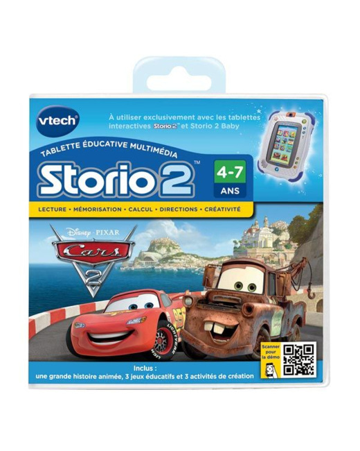 Jeu éducatif Storio 2 : Cars 2